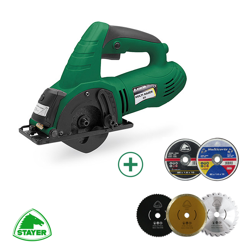 Πολυκόφτης 600W Ø85mm STAYER Green