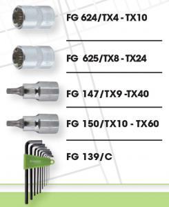 ΣΕΤ ΚΑΡΥΔΑΚΙΑ-ΜΥΤΕΣ TORX-ALLEN ΣΕ ΜΑΛΑΚΗ ΘΗΚΗ 1/2"