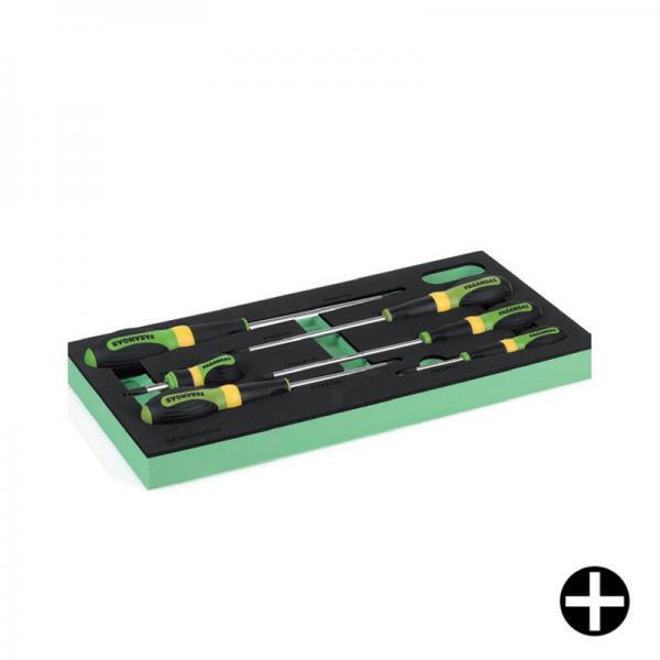 !FG 100-45F Σετ κατσαβίδια Philips DIN8764 μαλακή θήκη