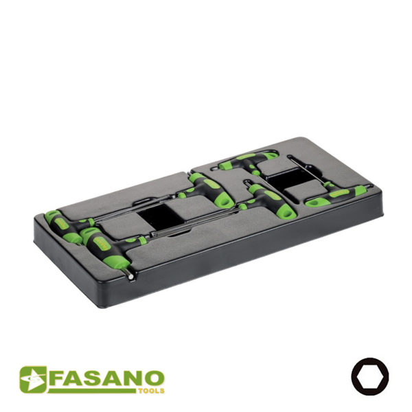 FG 102_50F new Σετ κλειδιά ταφ εξάγωνα πλαστική θήκη