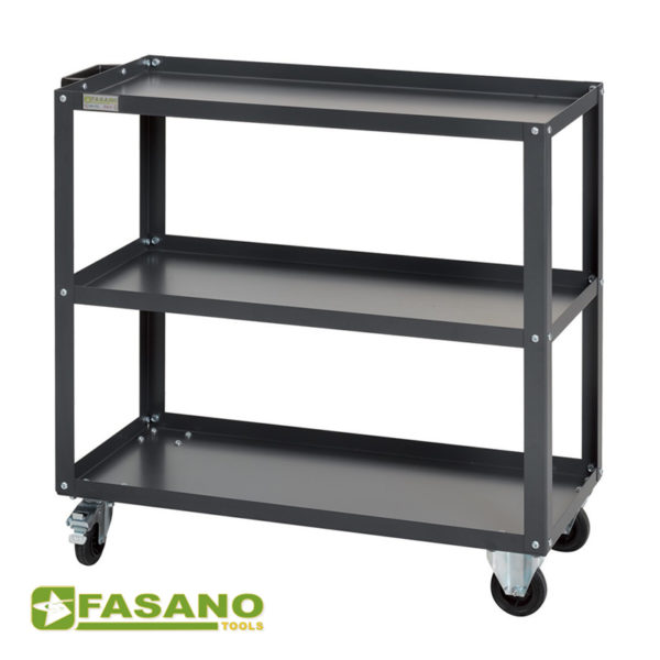 FG 106_B new Τρόλεϊ μεταλλικό μεσαίο 22 Kgr FASANO