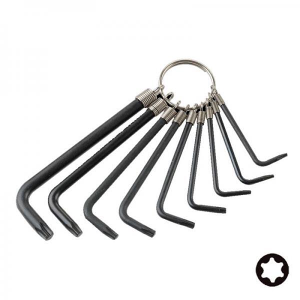 !FG 138-S9 Σετ κλειδιά γωνιακά Torx κρίκος FASANO