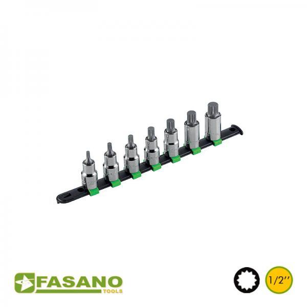 FG 150M_S7 new Σετ καρυδάκια μύτες καστάνιας πολύσφηνα 1/2"