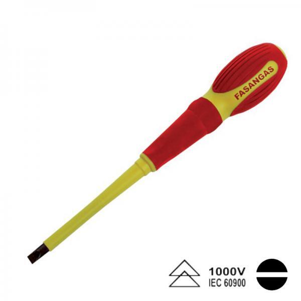 !FG 22E-3x100 Κατσαβίδια μονωμένα ίσια 1000 V FASANO