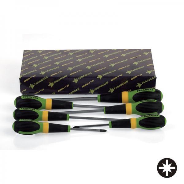 !FG 22PZ-S4 Σετ κατσαβίδια Pozidrive DIN ISO 8764