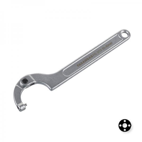 !FG 37-1 Ρυθμιζόμενα κλειδιά μηχανικού με στρογγυλή μύτη