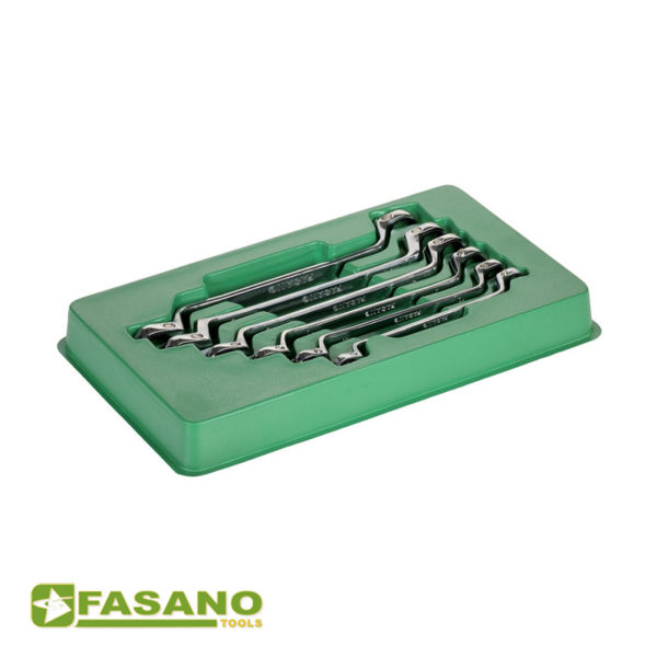 FG 615A_S6 new Σετ κλειδιά διπλά καστάνιας κυρτά Universal