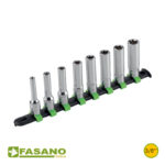 Σετ καρυδάκια Torx μακριά 3/8" FASANO