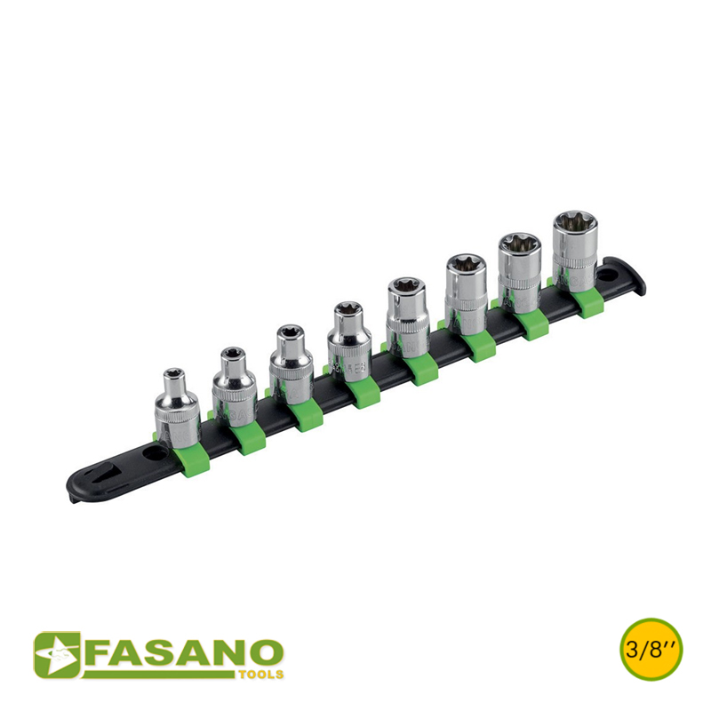 Σετ καρυδάκια Torx 3/8" ράγα FASANO