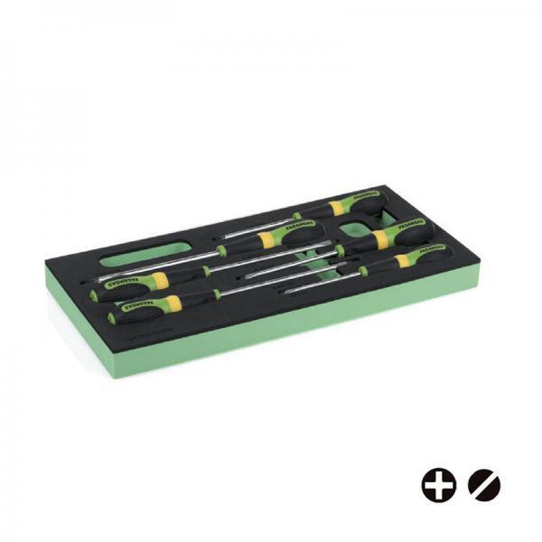 !FG100-45D Σετ κατσαβίδια Ίσια-Philips σε μαλακή θήκη