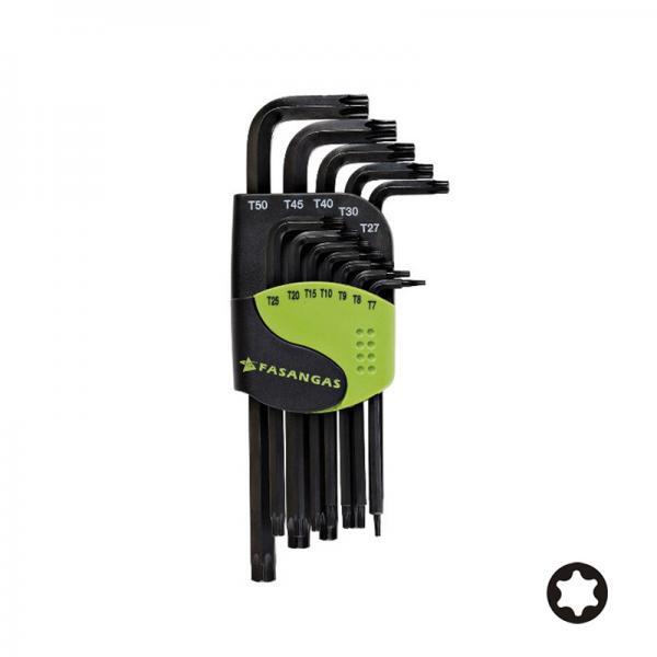 !FG138 Σετ κλειδία γωνικά Torx μακριά FASANO