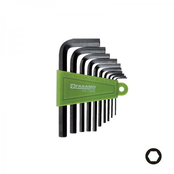 !FG139-B Σετ κλειδιά γωνιακά Allen εξάγωνα FASANO