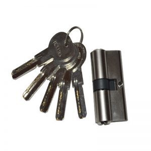 Κύλινδροι ασφαλείας νίκελ με βούλα και 5 κλειδιά