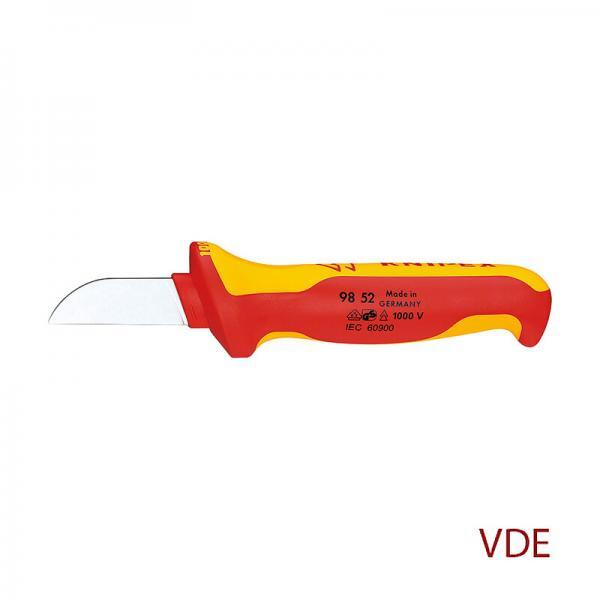 !03.98 52 Μαχαίρι ηλεκτρολόγου με μόνωση VDE KNIPEX