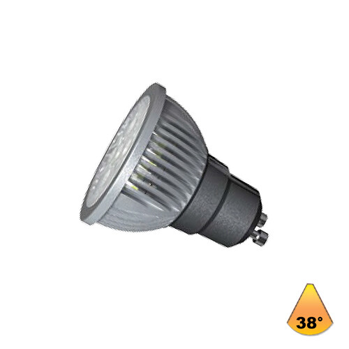 Λαμπτήρες LED ισχύος 7W GU10 AC 220-240V 38°