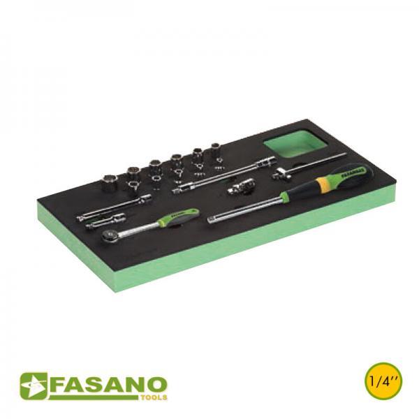 FG 100_17IN Σετ καστάνια-προεκτάσεις-καρυδάκια ίντσας 1/4" FASANO