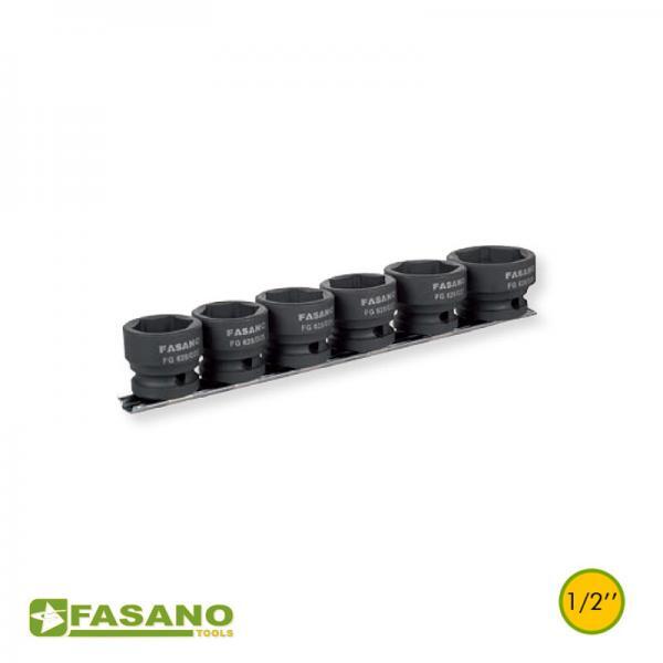 FG 628_S6 Σετ καρυδάκια αέρος Extra Flat 1/2"