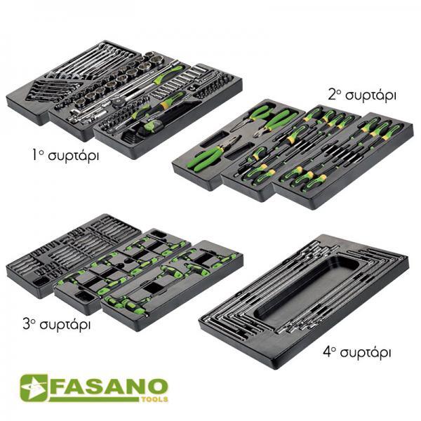 FG 102_AS193 Συνθέσεις εργαλείων σετ 193 τεμ. FASANO