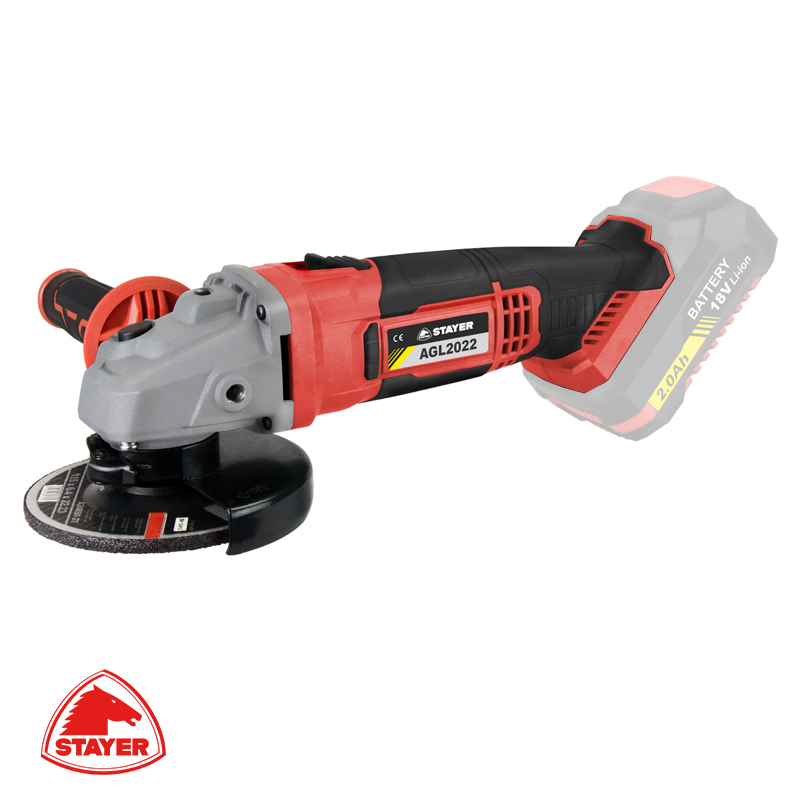 Γωνιακός τροχός μπαταρίας 18V STAYER Professional