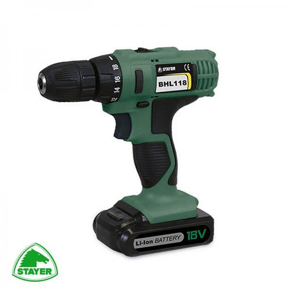 BHL118PK Δραπανοκατσάβιδο κρουστικό 18V STAYER GREEN
