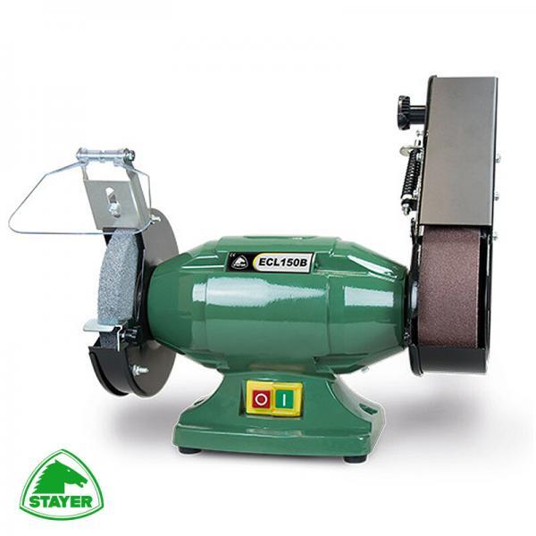 ECL150B Τροχός δίδυμος επιτραπέζιος 10kgr STAYER GREEN