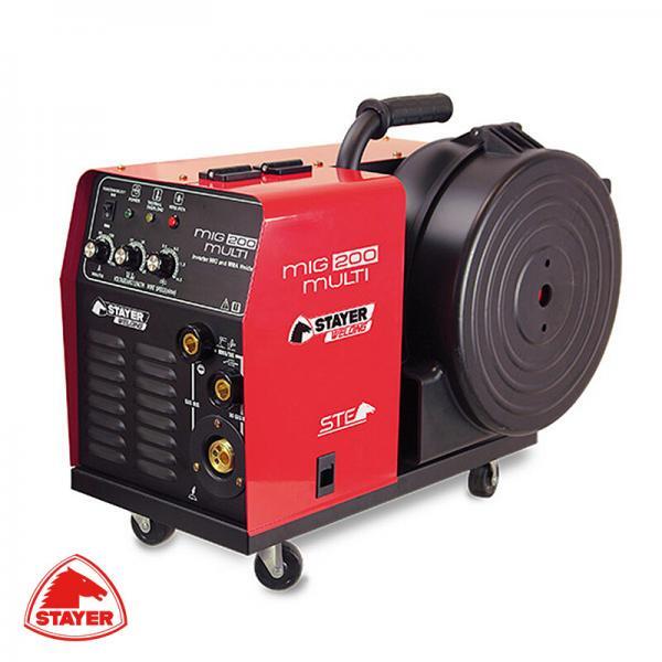MIG200 Μηχανή Inverter σύρματος-ηλεκτροδίου 200A STAYER