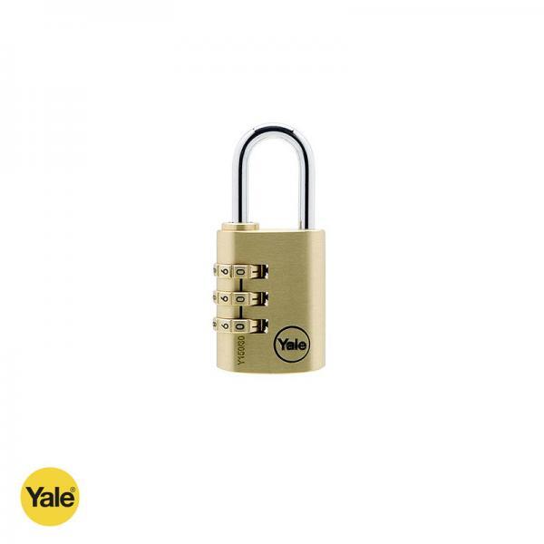 150221296 Λουκέτο μπρούτζινο με συνδιασμό YALE