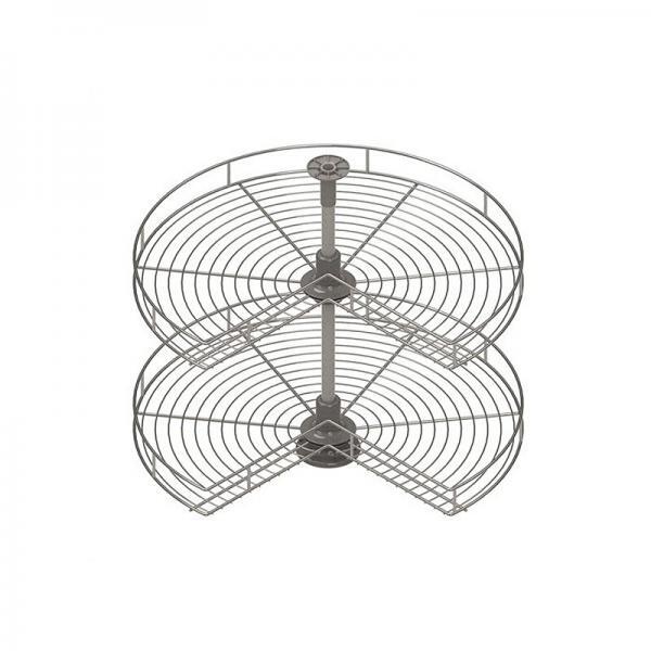 Βάση κουζίνας μεταλλική διπλή περιστρεφόμενη 3/4