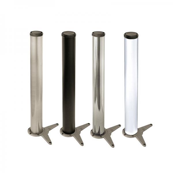 02-7291 Πόδια αλουμινίου τραπεζιών στρογγυλό Ø60x72cm