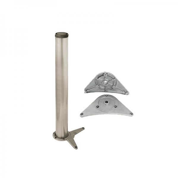 02-7295 Πόδια αλουμινίου τραπεζιών ρυθμιζόμενα Ø60x82 cm