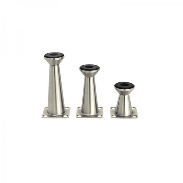 02-7371 Πόδι αλουμινίου ρυθμιζόμενο νίκελ ματ