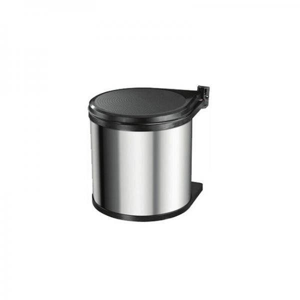 02-8159 Κάδος απορριμμάτων ντουλαπιών μεταλλικός νίκελ