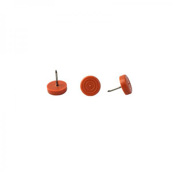 03-1103 Πατίνια καρφί με λάστιχο καφέ