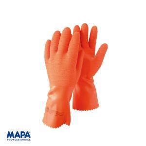 Γάντια χημικών ελαστικά επένδυση αντιολισθητικά σαγρέ