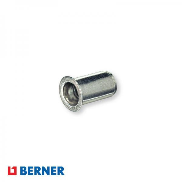 161123 Πιρτσίνι τυφλό αλουμινίου BERNER