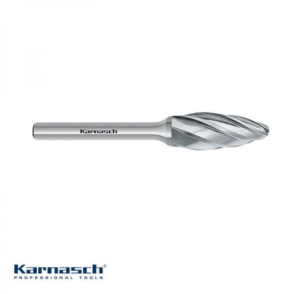 113075015 Φρεζάκια καρβιδίου αλουμινίου H7 φλόγα KARNASCH