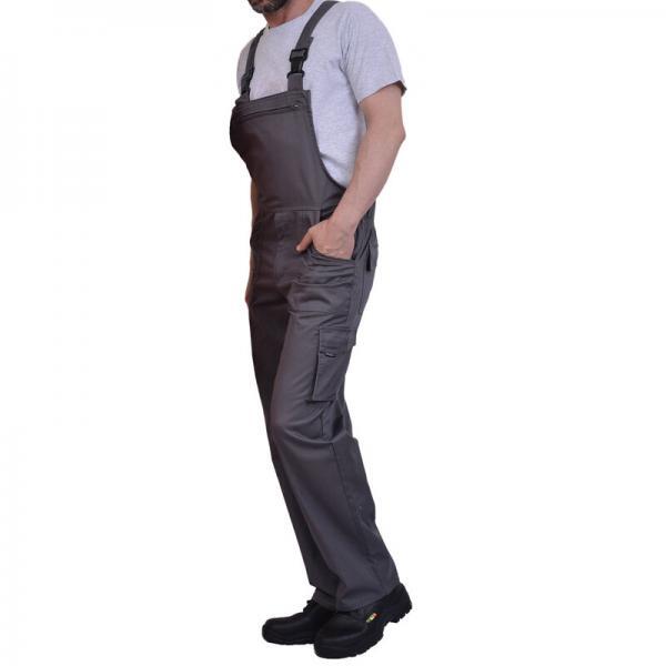 Φόρμα εργασίας με τιράντες γκρι ERGOLINE