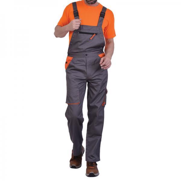 5113-610-S Φόρμα τιράντα και κουμπιά γκρι/πορτοκαλί