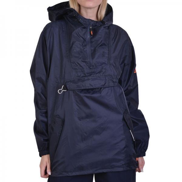 5000-072 Τζάκετ αντιανεμικό μπλε με κουκούλα WINDY