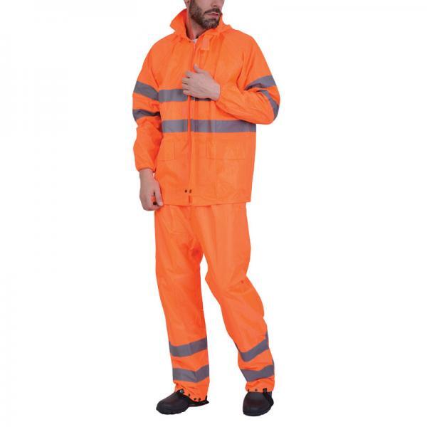 5001-090 Στολή αδιάβροχη πορτοκαλί POLYAMIDE