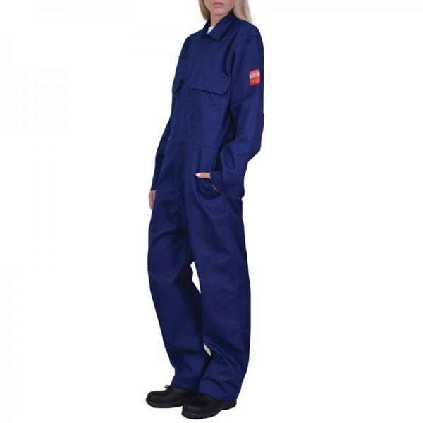 5198-000 Φόρμα ολόσωμη βραδυφλεγής βαμβακερή μπλε ΒΙΖ1