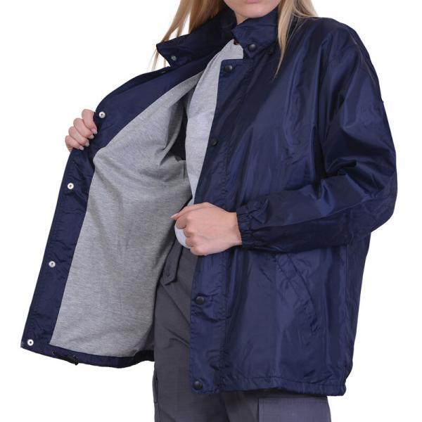 5301-380 Τζάκετ αντιανεμικό με επένδυση μπλε AIOLOS