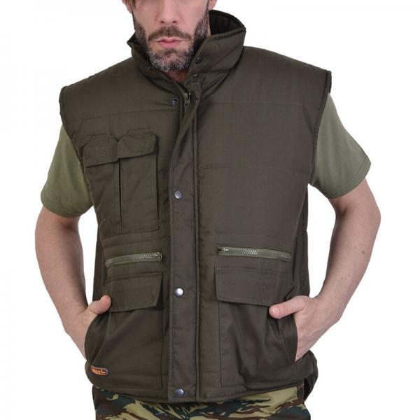 5370-170 Γιλέκo ψύχoυς χακί με θερμομόνωση BD
