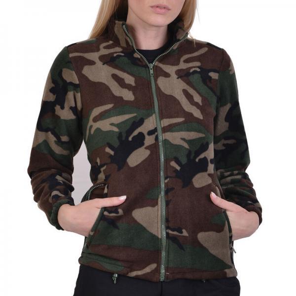 5911-910 Ζακέτα ελληνικής παραλλαγής Fleece με φερμουάρ