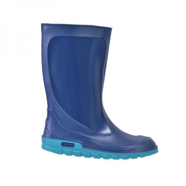 7830-030 Γαλότσα εργασίας γυναικεία βαμβακερή επένδυση μπλε