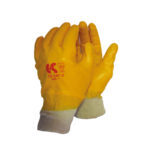 Γάντια βαμβακερά πλήρως εμβαπτισμένα σε νιτρίλιο