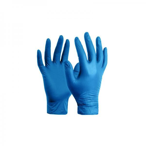8150-100 Γάντια νιτριλίου αμφιδέξια χωρίς πούδρα μπλέ