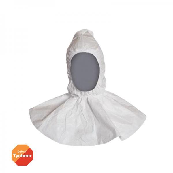 5530-010 Κουκούλα πολυαιθυλενίου μιας χρήσης λευκή TYVEK