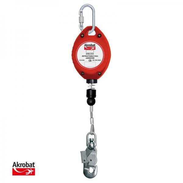 6003-021 Ανακόπτης πτώσης ατσάλινο συρματόσχοινο 3.5m 2.20kgr